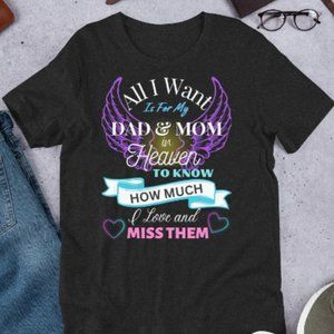 Dad and Mom Unisex t-shirt